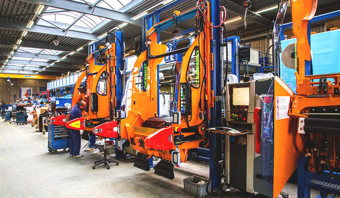 Bin Lift Manufacturing at Terberg Machines